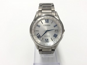 シチズン CITIZEN 腕時計 EXCEED ソーラー電波式 シルバー系 H149-T023533