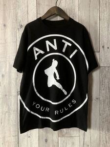 ■送料込み即決■ HYDE EIYA ANTI YOUR RULES Tシャツ PARIS JORDAN風 Mサイズ ブラック /L