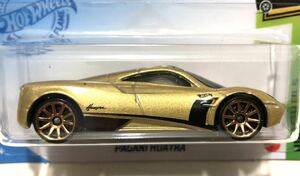 ラスト 人気 Pagani Huayra パガーニ ウアイラ Jun Imai ジュン イマイ 2021 HW Exotics Series Metalflake Gold メタルフレーク ゴールド