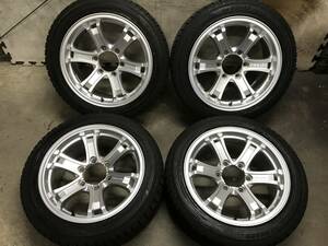 【ハイエース】溝有19年製215/50R17ヨコハマ スタッドレスタイヤ 17×7.5J+25 PCD139.7 6H wedsアルミホイール ４本