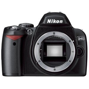 中古 １年保証 美品 Nikon D40 ブラック ボディ