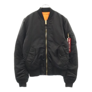 OPENING CEREMONY オープニングセレモニー ×Alpha industries MA-1 アルファ リバーシブルナイロンフライトジャケット ブラック/オレンジ