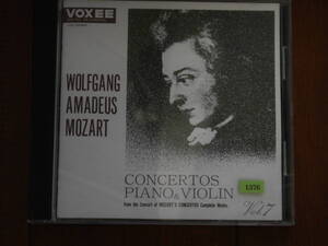 1376◆モーツァルト：バイオリン協奏曲・ピアノ協奏曲 MOZART:VIOLIN CONCERTO No.2/PIANO CONCERTO No.10