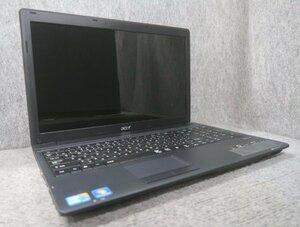 ACER TravelMate 5740-X322 Core i3-330M 2.13GHz 2GB DVDスーパーマルチ ノート ジャンク N84227