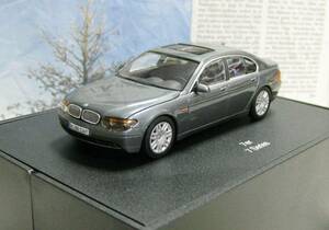 ★激レア絶版*ディーラー限定*Minichamps PMA*1/43*BMW 7er E65 チタニウムグレー*開閉