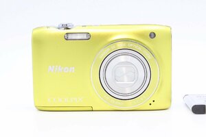 【良品】Nikon ニコン デジタルカメラCOOLPIX S3100 シトラスイエロー S3100YW#LE2024511