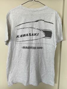 kawasaki カワサキ Tシャツ マッハⅢ バイカー 旧車