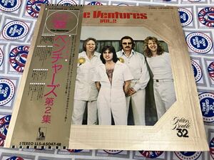 The Ventures★中古2LP国内盤帯付「ベンチャーズ～ゴールデン・ダブル第2集」