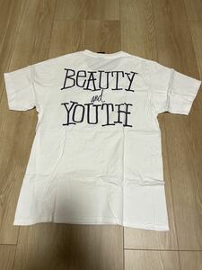 送料210円● stussy × beauty&youth Tシャツ S ユナイテッドアローズ