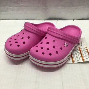 crocs 21.0cm クロックス その他シューズ その他シューズ 204537-6U9 クロックバンド キッズ 21cm 桃 / ピンク / 10120426