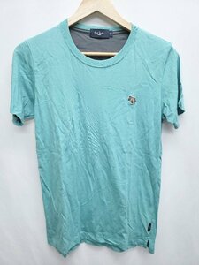 ◇ Paul Smith JEANS ワンポイント 半袖 Tシャツ カットソー サイズM ライトグリーン系 メンズ P