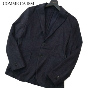 COMME CA ISM コムサイズム 秋冬 John Mc Pile.it イタリア製生地★ モヘヤ混 アンコン テーラード ジャケット Sz.S　メンズ　A2T12355_B#N