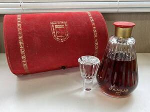 241219-1 【同梱不可】980円～ 未開封　古酒　CAMUS カミュ　カラフェ　Baccarat　バカラボトル　40度/700ml/2200g　コニャック　