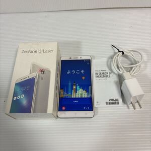 未検品 キレイ ASUS ZenFone 3 Laser ZC551KL Android ZC551KL ASUS_Z01BDA シルバー レーザーオートフォーカス S-171