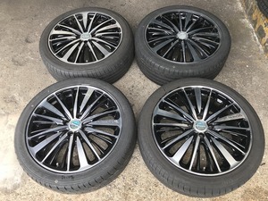 ロクサーニ　TARKUS　ZE2インサイトで使用　17インチ　6.5J　オフセット（52/42）　205/45R17　４本セット