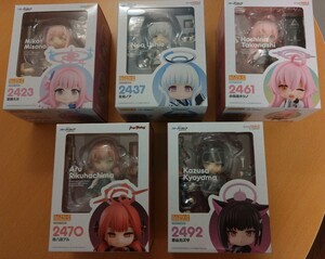 ねんどろいど ブルーアーカイブ 聖園ミカ 生塩ノア 小鳥遊ホシノ 陸八魔アル 杏山カズサ グッドスマイルオンライン特典付き まとめ売り