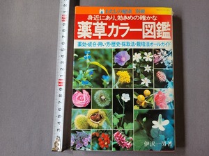 昭和57年第12刷 わたしの健康別冊 薬草カラー図鑑　伊沢一男・著　主婦の友社　/D