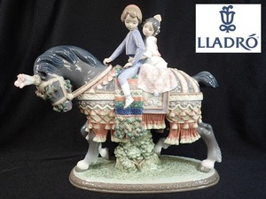 231212[TS]絶版/状態良♪◆LLADRO/リヤドロ◆フィギュリン No.1489 『サンホセの祭り』 陶器の置物/バレンシアの火祭