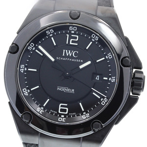 IWC SCHAFFHAUSEN IW322503 インヂュニア オートマティック AMG ブラックシリーズ 自動巻き メンズ 良品 保証書付き_843479