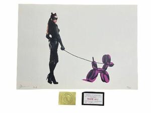 【世界100枚】64/100 DEATH NYC アートポスター アンハサウェイ キャットウーマン ジェフ クーンズ balloon dog バルーンドッグ 現代アート