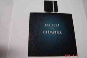 BLEU de CHANEL香水テスター６枚￥500（紙製）/②