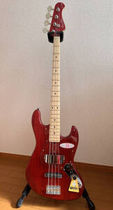 美品 Bacchus Bass Global Series/WL-434 MAHO/M RED/OIL/（34inch スケール）マホガニーボディ／オイルフィニッシュ