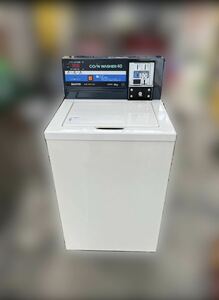 ♪480 サンヨー コイン式洗濯機 COiN WASHER40 ASW-40C1(W) 選択容量4Kg SANYO 洗濯機 コインランドリー 売り切り