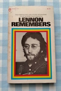 激レア＆入手困難(洋書：当時物)　　　　　　　　　JOHN LENNON【LENNON REMEMBERS】