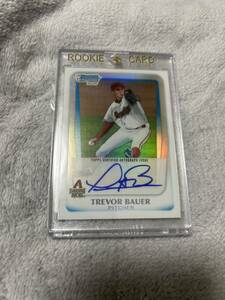 トレバー バウアー topps 1st bowman chrome trevor bauer AUTO 直筆サインカード 499枚限定 ダイヤモンドバックス ベイスターズ RC