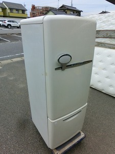 4れAS 冷蔵庫 National ナショナル Will FRIDGE mini NR-B162R ウィル 2ドア 162L 2005年製 レトロ 右開き