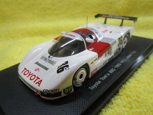 EBRRO RACING 44016 1/43 TOYOTA TOM`S 85C 1985 WEC JAPAN Fuji #36 中嶋 悟 関谷 正徳（トヨタ トムス LEYTON HOUSE