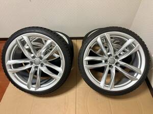 AUDI RS6 純正OP 21インチ9.5J +25 5H/PCD112　スタッドレスタイヤ　nokian tyres HAKKAPELIITTA R3 4本セット