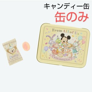 缶のみ キャンディー 缶 キャンディ フロムオールオブアス ダッフィー フレンズ 40周年 ドリームゴーラウンド ディズニーシー TDS お菓子缶