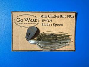 Evo.4-115 GoWest ミニチャターベイト 1/8oz【Spoon Blade】