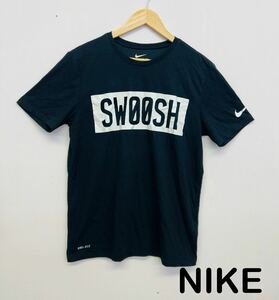 ★ナイキ/NIKE★スポーツTシャツ サッカー 黒 Lメンズ