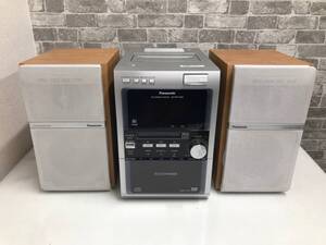 ★ジャンク品★ Panasonic パナソニック SC-PM710SD-S SDステレオシステム （CD/MD/SD/カセット/AM/FMラジオコンポ）2005年製