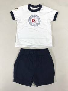 新品 10142 ベイビー 3Mサイズ Tシャツ パンツ polo ralph lauren ポロ ラルフ ローレン セットアップ