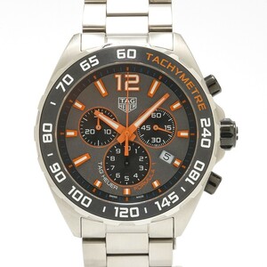 【半年間保証】TAG HEUER タグ・ホイヤー フォーミュラ1 CAZ101AH.BA0842 SS グレー文字盤×オレンジ×シルバー クォーツ 腕時計 メンズ