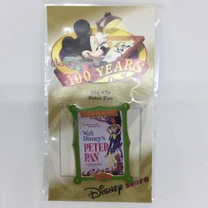 ♪ ディズニーストア 100 years of Dreams #70 Peter Pan ピーターパン ポスター ピンバッジ 2001年 新品 poster