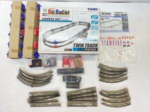 10 トミー ビット レーサー コース セット ツイン トラック ジャンク Bit Racer TWIN TRACK TOMY◆レトロ ホビー 玩具 おもちゃ サーキット