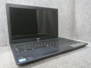 ACER TravelMate 5740-X322 Core i3-330M 2.13GHz 4GB DVDスーパーマルチ ノート ジャンク N84223