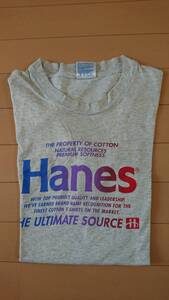 ☆Hanes Tシャツ(半袖) Mサイズ/グレー/ジョギング/上着/オシャレ/ブランド/モデル/可愛い/ファッション/ストリート/スポーツ/大人気