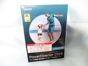 ★美品 中古品☆Power Director 2024 Standard版 一式あり！箱・ディスク・クイックスタートガイド★送料込み！☆