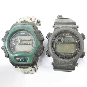 カシオ CASIO Gショック G-SHOCK 2点 セット DW-004 DW-8600 FISHERMAN クォーツ メンズ Kキ00