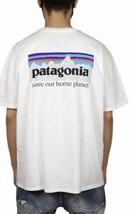 patagonia Tシャツ P-6 MISSION REGENERATIVE ORGANIC PILOT COTTON T-SHIRT 37529 ホワイト XLサイズ パタゴニア