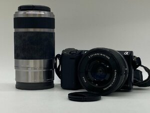 □t1236　ジャンク★SONY　NEX-5R 　ソニー　ダブルズームキット　ミラーレス一眼