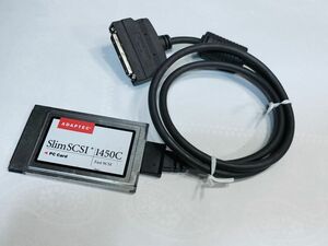 1.パソコン部品 SCSIカード　ADAPTEC SLIMSCSI 1450C 2F55AA