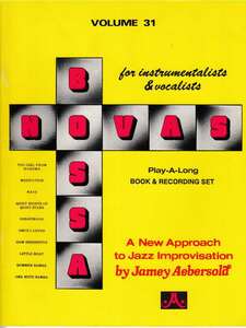 Jamey Aebersold Jazz Play-A-Long Volume031 BOSSA NOVAS CDケース付き