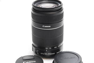 CANON ZOOM LENS EFS 55-250mm 1:4-5.6 ISⅡ　（良品） 12-18-08