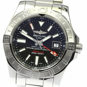 ブライトリング BREITLING A32390 アベンジャーII GMT デイト 自動巻き メンズ 良品 _799513【ev10】